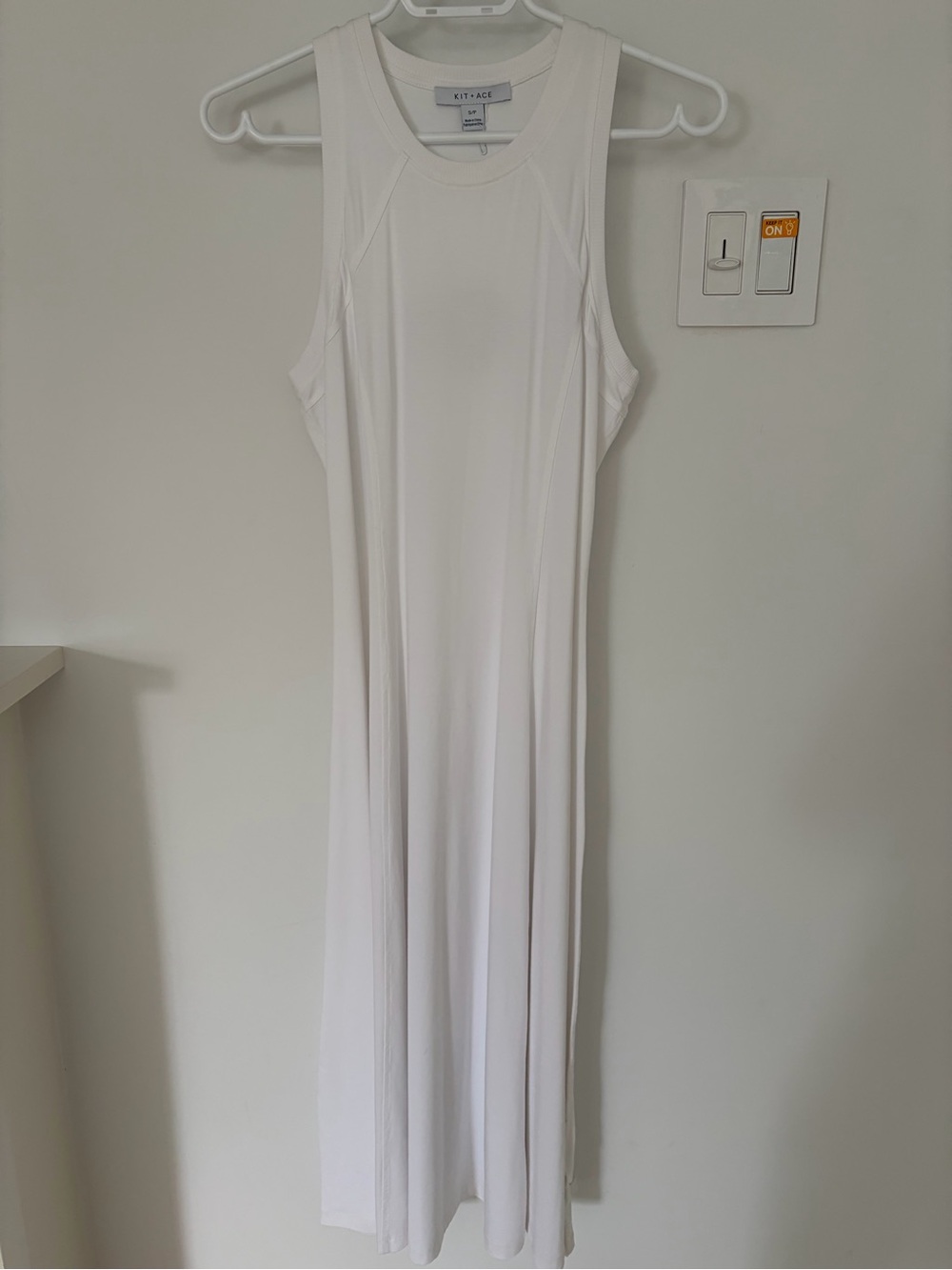 Kit and Ace White Sleeveless Maxi Dress